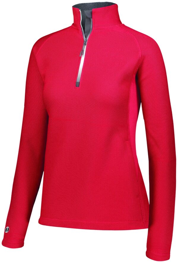 Ladies Invert 1/2 Zip Pullover - Apparel Globe