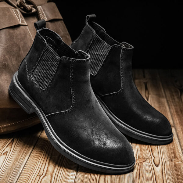 Men's Outdoor Casual Cowhide Martin Boots - Image 6