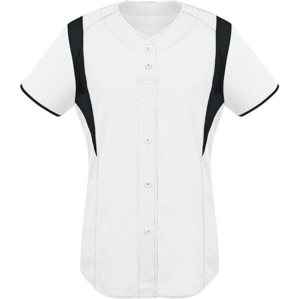 LADIES FAUX FRONT JERSEY - Apparel Globe