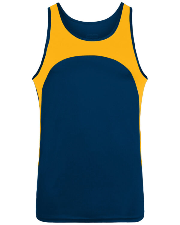 Youth Wicking Polyester Sleeveless Jersey with Contrast Inserts - Apparel Globe