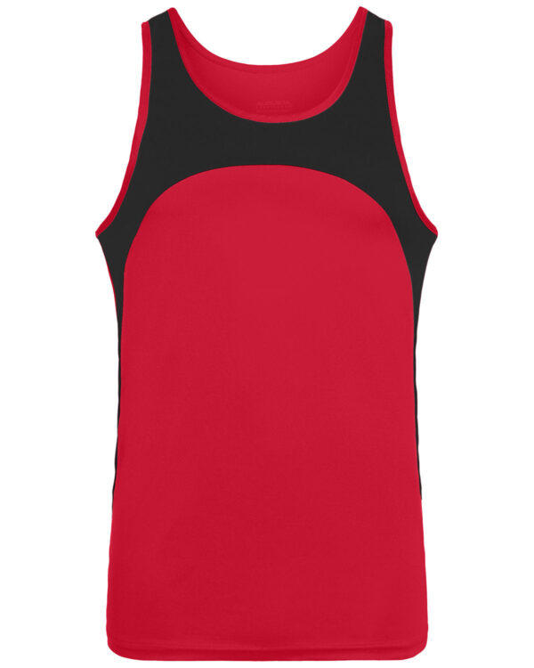 Youth Wicking Polyester Sleeveless Jersey with Contrast Inserts - Apparel Globe