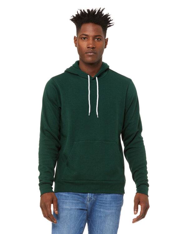 Cozy Sophistication: Bella + Canvas Unisex Sponge Fleece Pullover Hooded Sweatshirt - Image 8