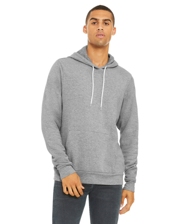 Cozy Sophistication: Bella + Canvas Unisex Sponge Fleece Pullover Hooded Sweatshirt - Image 2