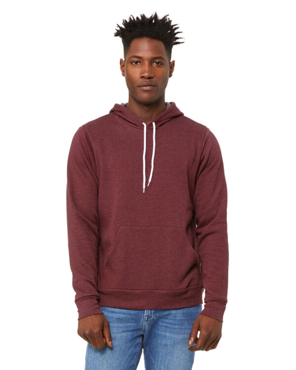 Cozy Sophistication: Bella + Canvas Unisex Sponge Fleece Pullover Hooded Sweatshirt - Image 10
