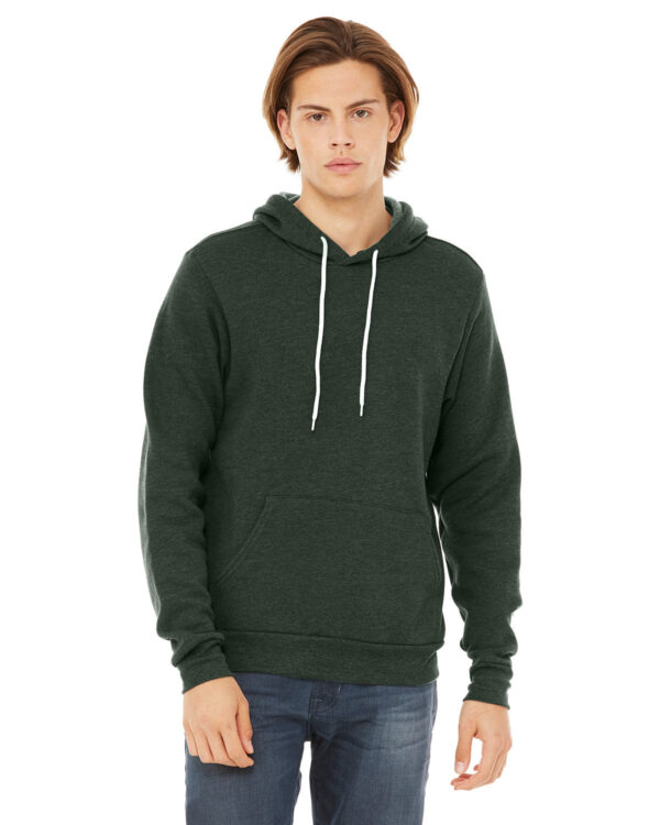 Cozy Sophistication: Bella + Canvas Unisex Sponge Fleece Pullover Hooded Sweatshirt - Image 9
