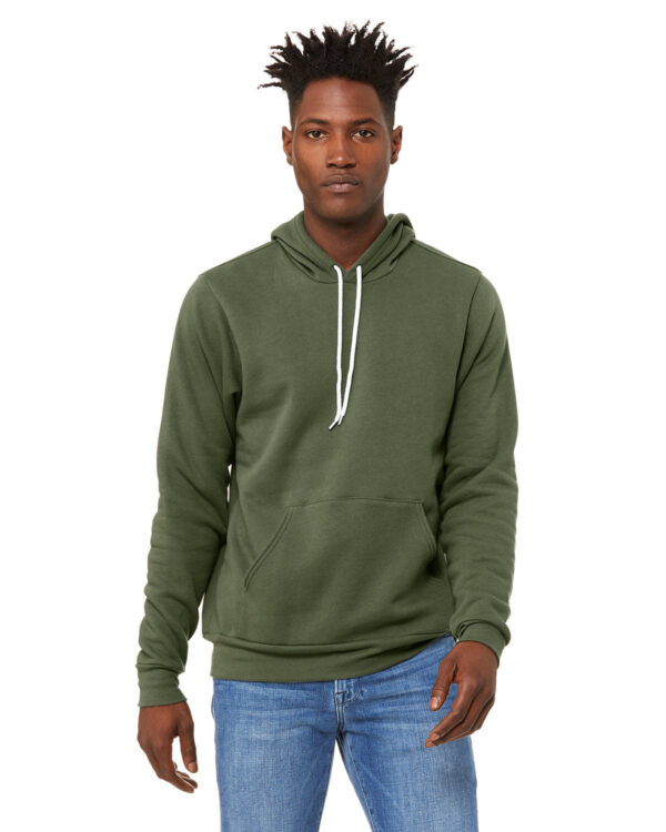 Cozy Sophistication: Bella + Canvas Unisex Sponge Fleece Pullover Hooded Sweatshirt - Image 17