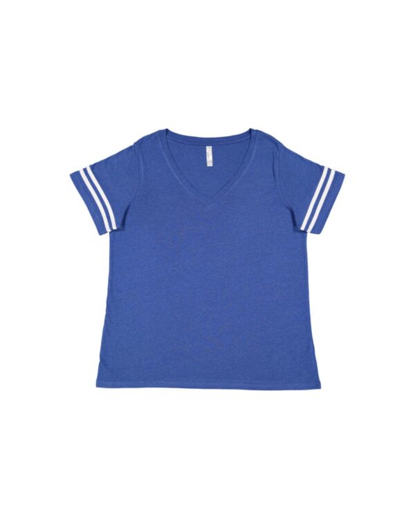 Ladies' Curvy Football T-Shirt - Apparel Globe