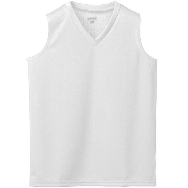 GIRLS WICKING MESH SLEEVELESS JERSEY - Apparel Globe