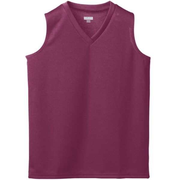 GIRLS WICKING MESH SLEEVELESS JERSEY - Apparel Globe