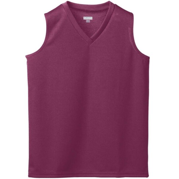 GIRLS WICKING MESH SLEEVELESS JERSEY - Apparel Globe