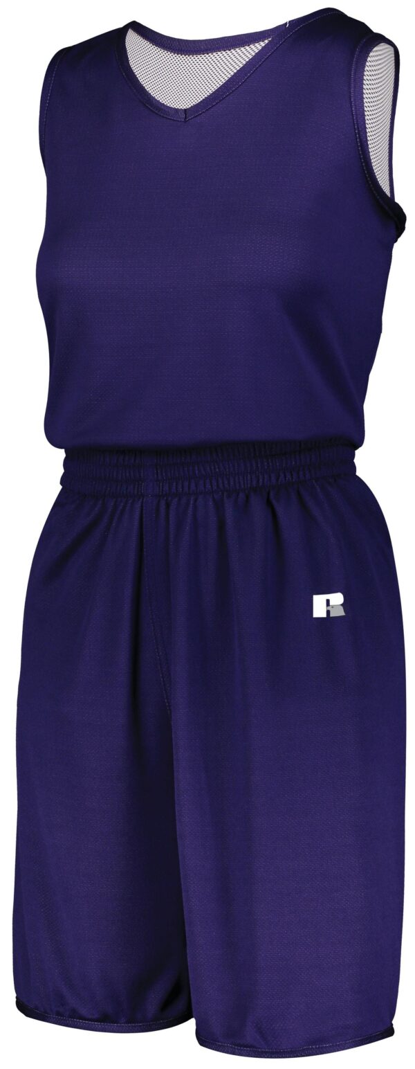 Ladies Undivided Solid Single Ply Reversible Shorts - Apparel Globe
