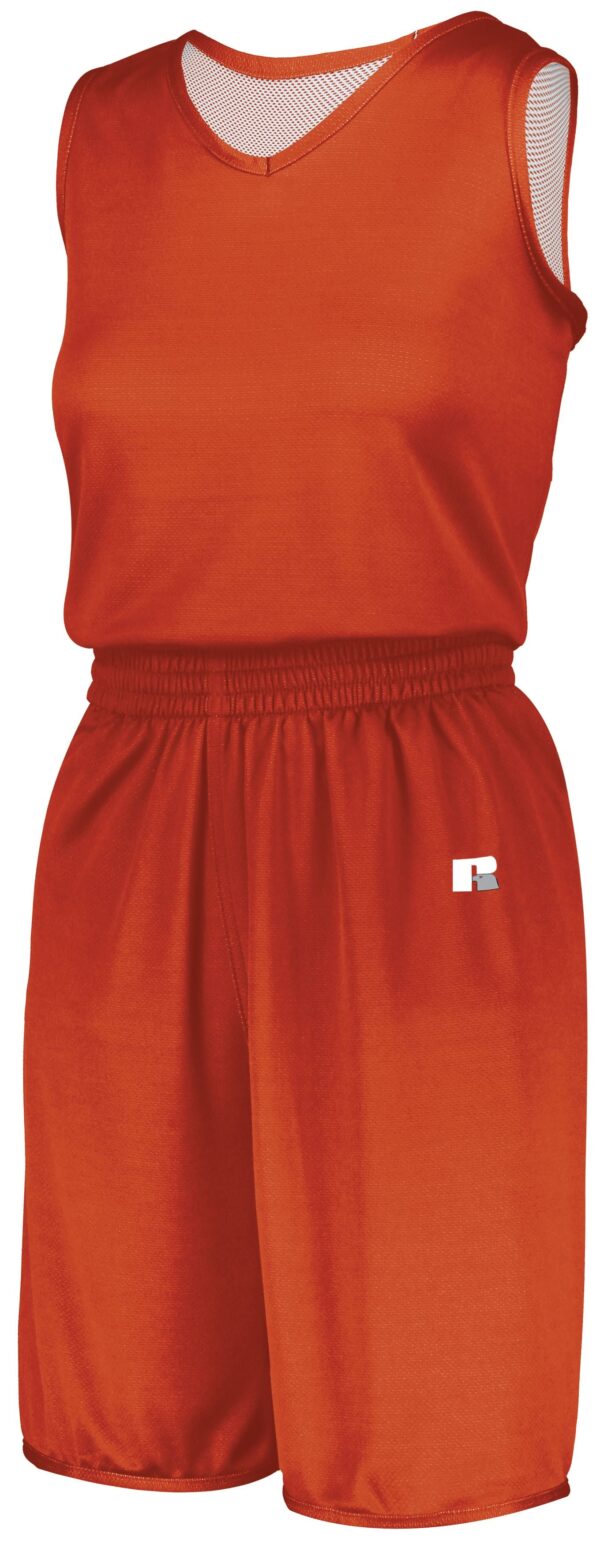 Ladies Undivided Solid Single Ply Reversible Jersey - Apparel Globe