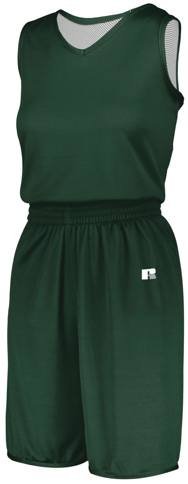 Ladies Undivided Solid Single Ply Reversible Jersey - Apparel Globe