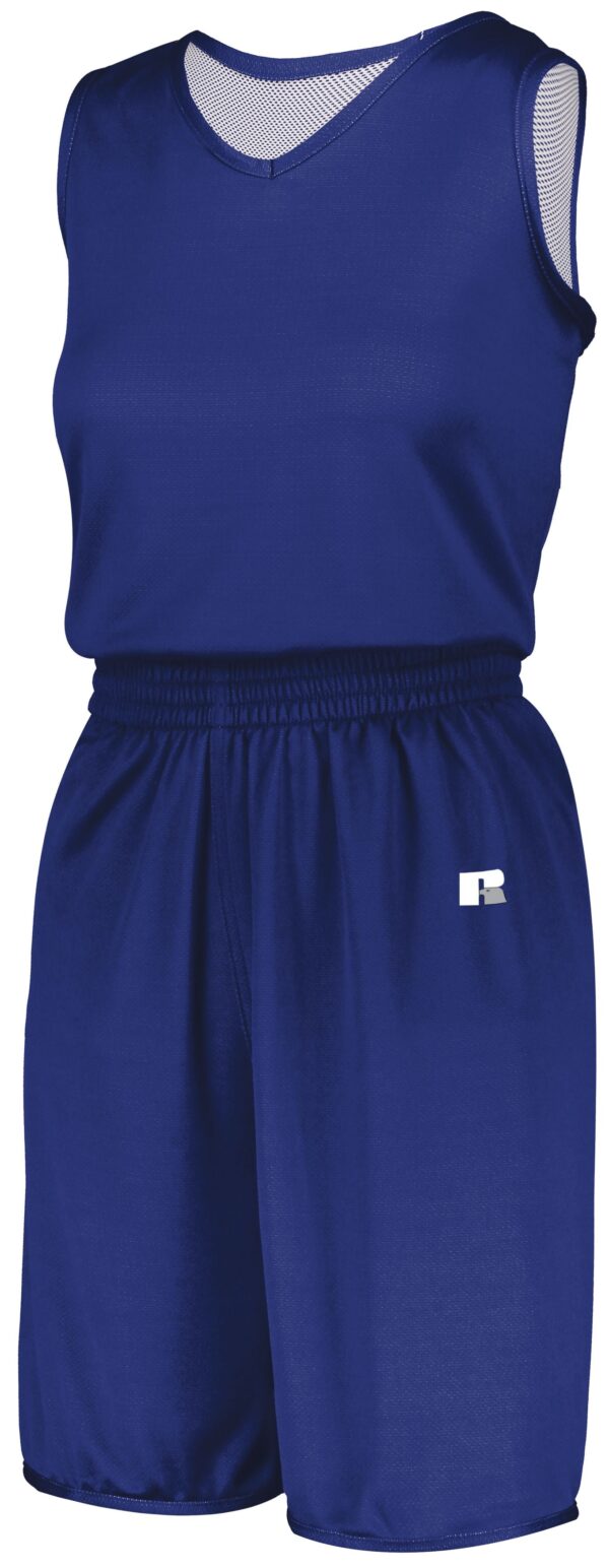 Ladies Undivided Solid Single Ply Reversible Jersey - Apparel Globe
