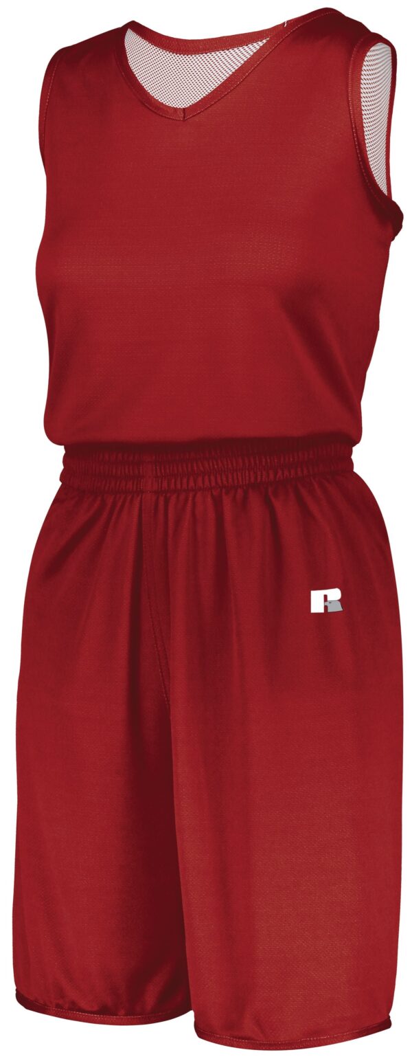 Ladies Undivided Solid Single Ply Reversible Jersey - Apparel Globe