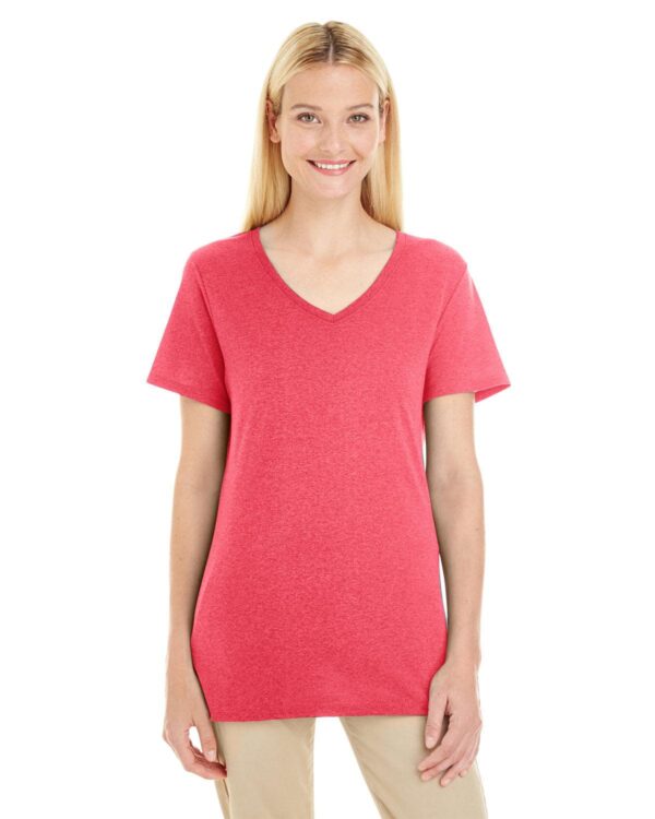 Ladies' 4.5 oz. TRI-BLEND V-Neck T-Shirt - Apparel Globe