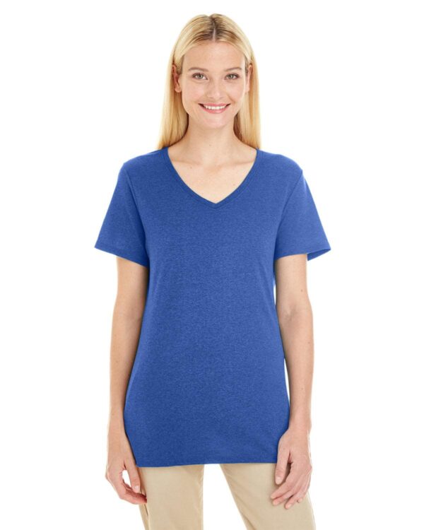 Ladies' 4.5 oz. TRI-BLEND V-Neck T-Shirt - Apparel Globe
