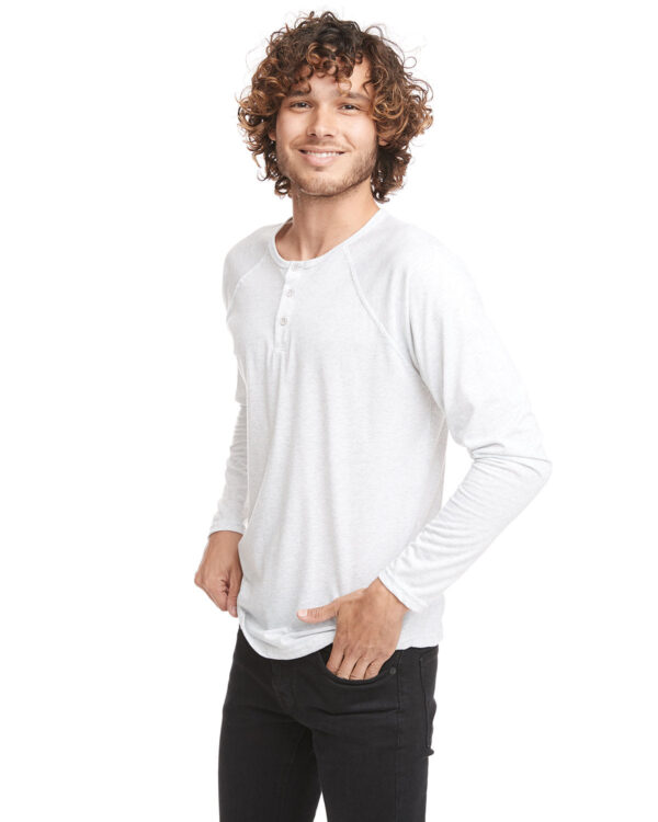 Men's Triblend Long-Sleeve Henley