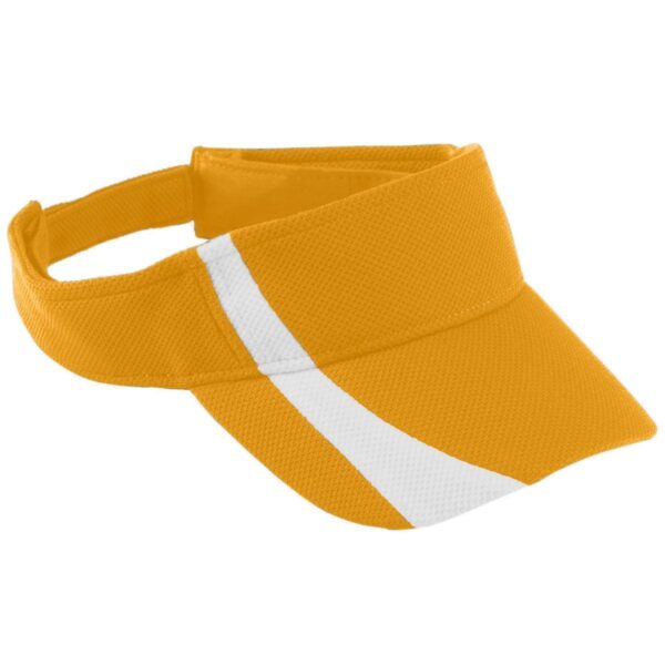 ADJUSTABLE WICKING MESH TWO-COLOR VISOR - Apparel Globe