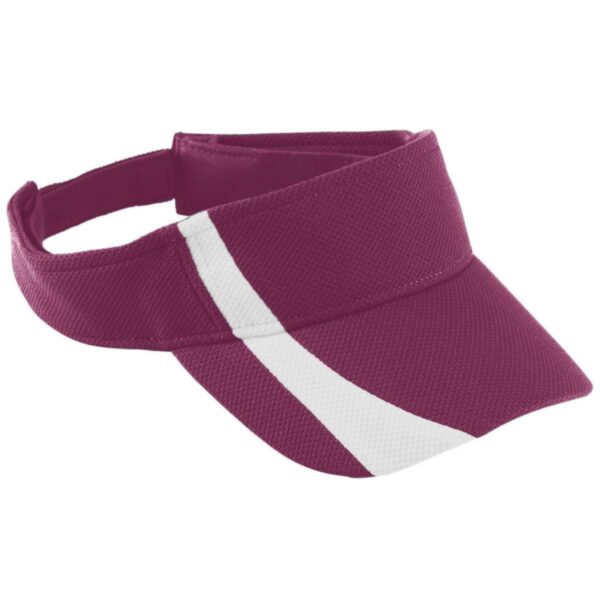 ADJUSTABLE WICKING MESH TWO-COLOR VISOR - Apparel Globe