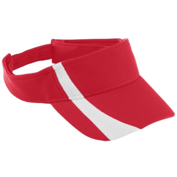 ADJUSTABLE WICKING MESH TWO-COLOR VISOR - Apparel Globe