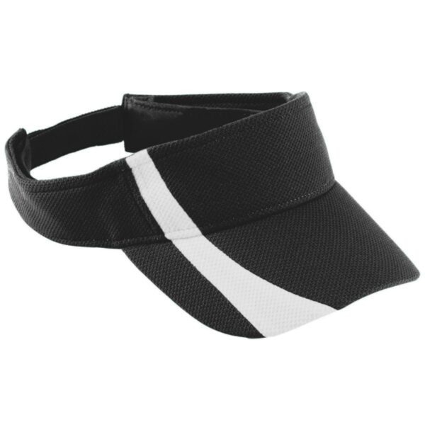 ADJUSTABLE WICKING MESH TWO-COLOR VISOR - Apparel Globe