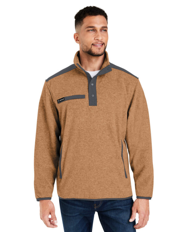 Dri Duck Men's Ranger Melange Heather Fleece: Embrace Outdoor Comfort - Image 3
