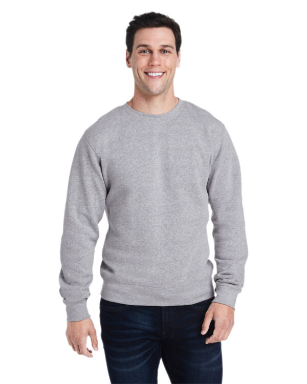 Effortless Style: J America Adult Triblend Crewneck Sweatshirt - Image 3