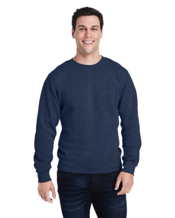 Effortless Style: J America Adult Triblend Crewneck Sweatshirt - Image 4