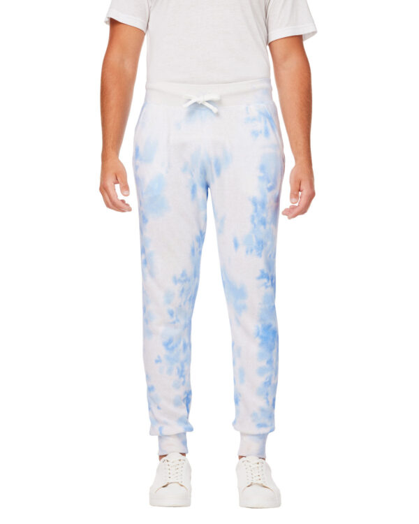 Colorful Comfort: J America Adult Tie Dye Fleece Jogger - Image 6