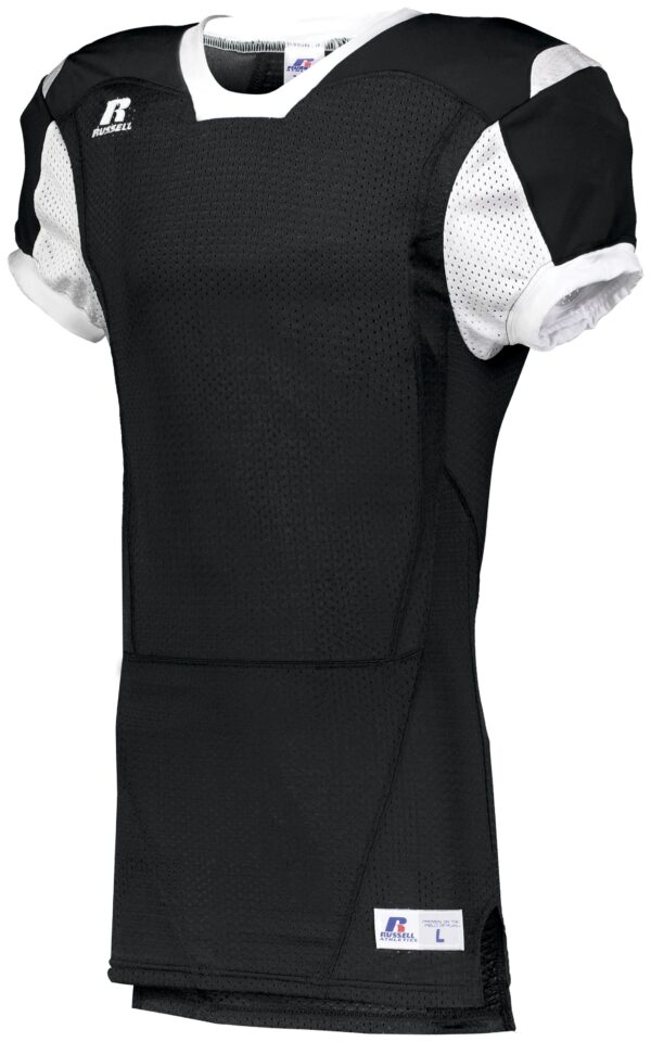 UNLEASH YOUR TEAM'S POWER AND STYLE WITH THE RUSSELL TEAM COLOR BLOCK GAME JERSEY
