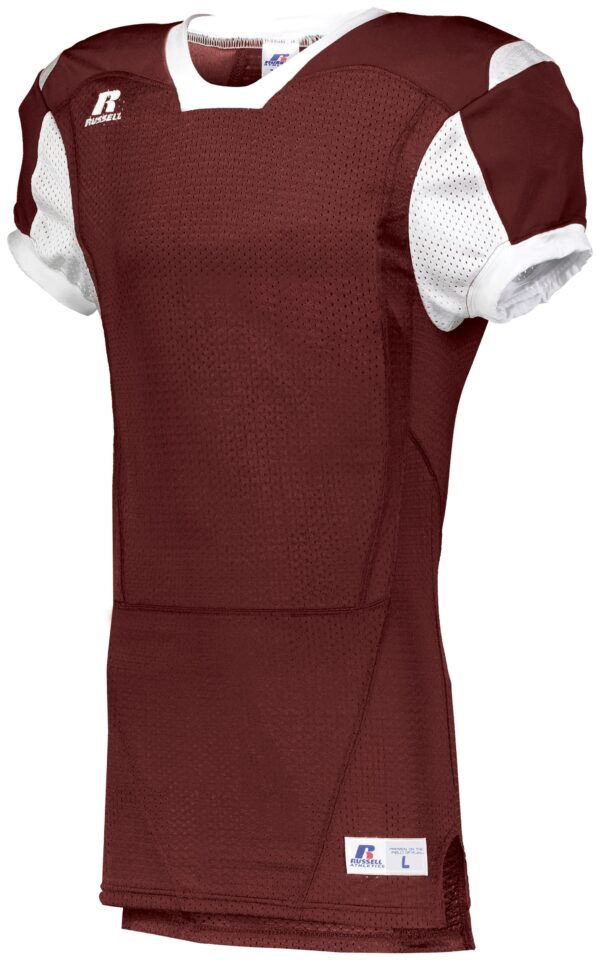 UNLEASH YOUR TEAM'S POWER AND STYLE WITH THE RUSSELL TEAM COLOR BLOCK GAME JERSEY
