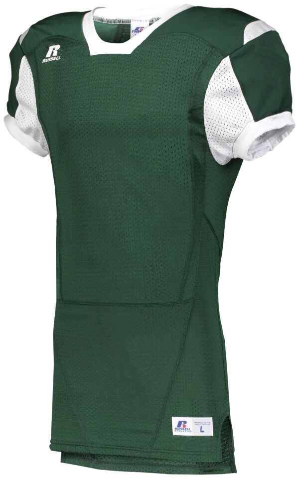 UNLEASH YOUR TEAM'S POWER AND STYLE WITH THE RUSSELL TEAM COLOR BLOCK GAME JERSEY
