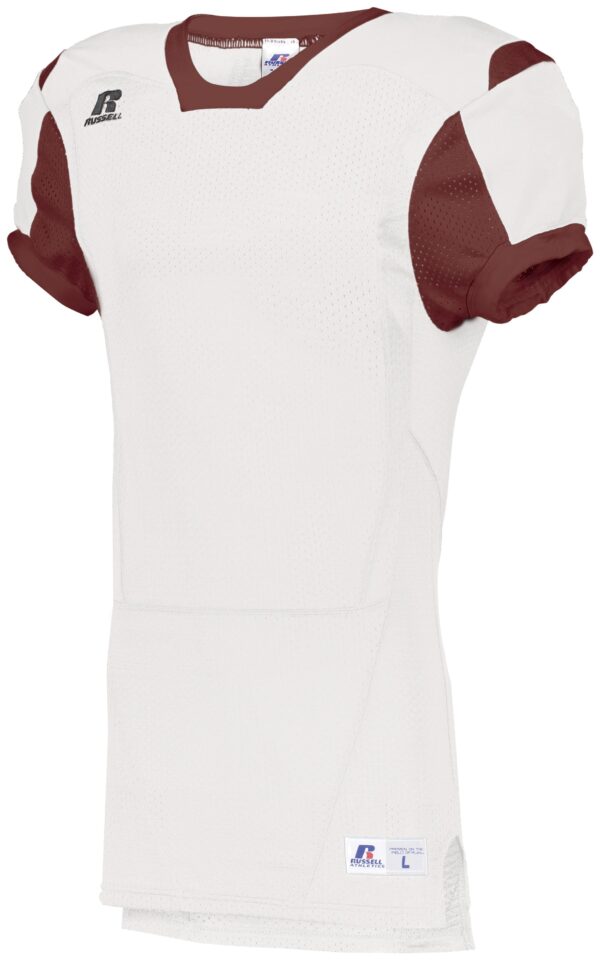 UNLEASH YOUR TEAM'S POWER AND STYLE WITH THE RUSSELL TEAM COLOR BLOCK GAME JERSEY