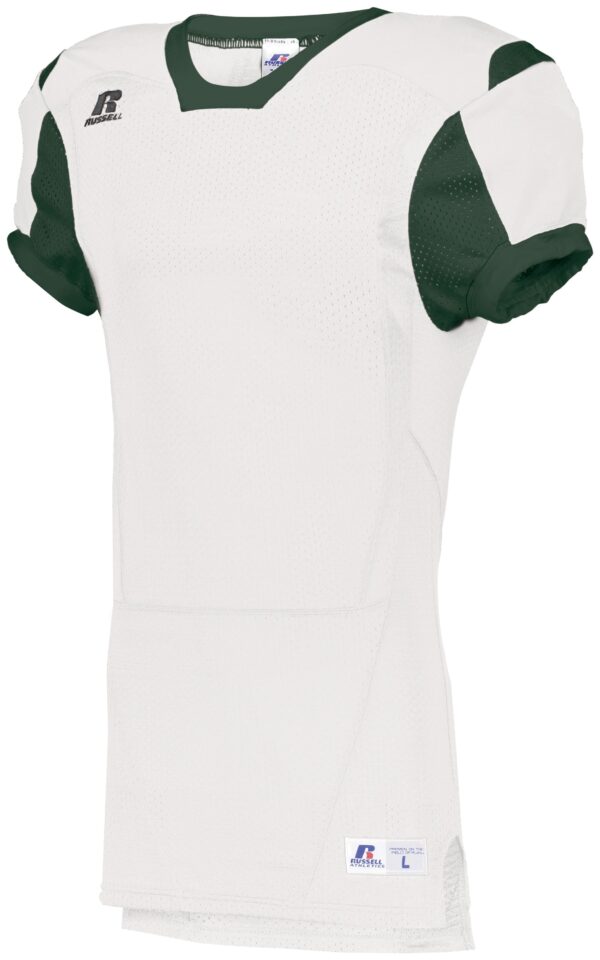 UNLEASH YOUR TEAM'S POWER AND STYLE WITH THE RUSSELL TEAM COLOR BLOCK GAME JERSEY
