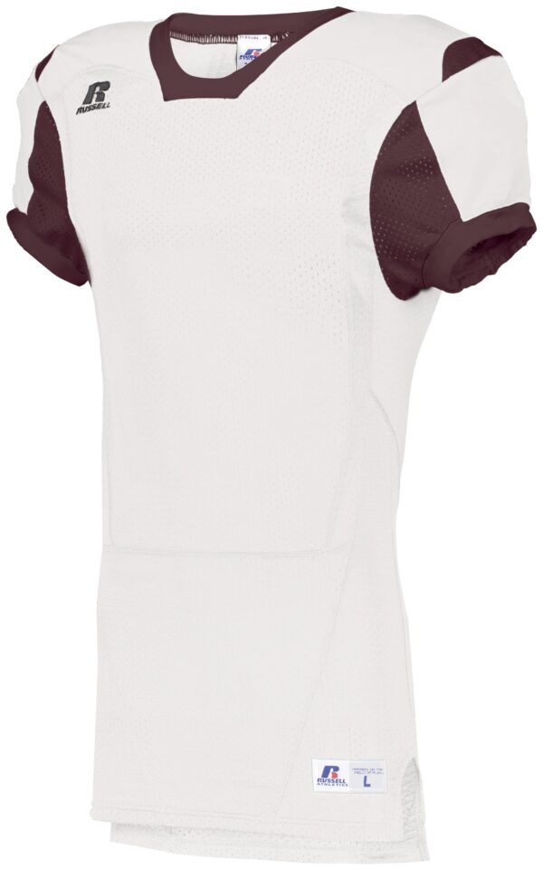 UNLEASH YOUR TEAM'S POWER AND STYLE WITH THE RUSSELL TEAM COLOR BLOCK GAME JERSEY
