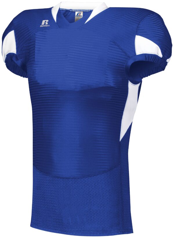 UNLEASH YOUR GRIDIRON DOMINANCE WITH THE RUSSELL TEAM WAIST LENGTH FOOTBALL JERSEY