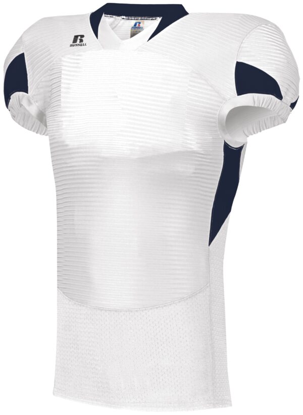 UNLEASH YOUR GRIDIRON DOMINANCE WITH THE RUSSELL TEAM WAIST LENGTH FOOTBALL JERSEY