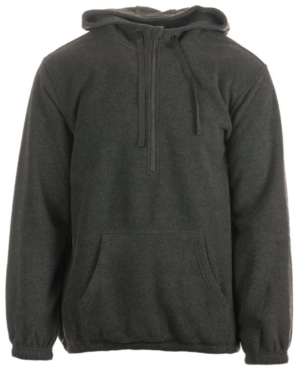 Burnside Mens' Polar Fleece Quarter-Zip Pullover B3600 - Image 2