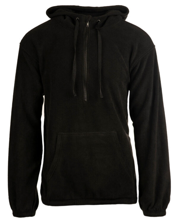 Burnside Mens' Polar Fleece Quarter-Zip Pullover B3600 - Image 3