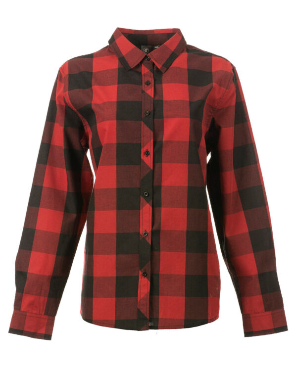 Burnside Ladies' Buffalo Plaid Woven Shirt B5203 - Image 2