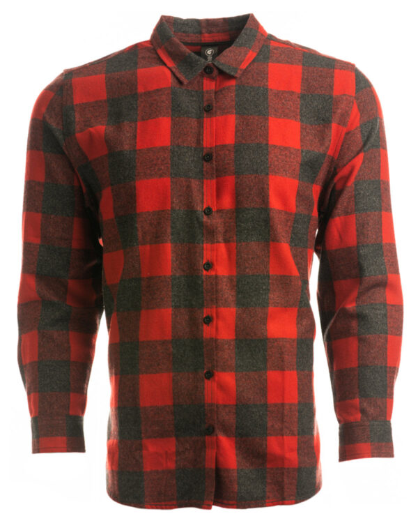 Burnside Ladies' Yarn-Dyed Long Sleeve Plaid Flannel Shirt B5212 - Image 4