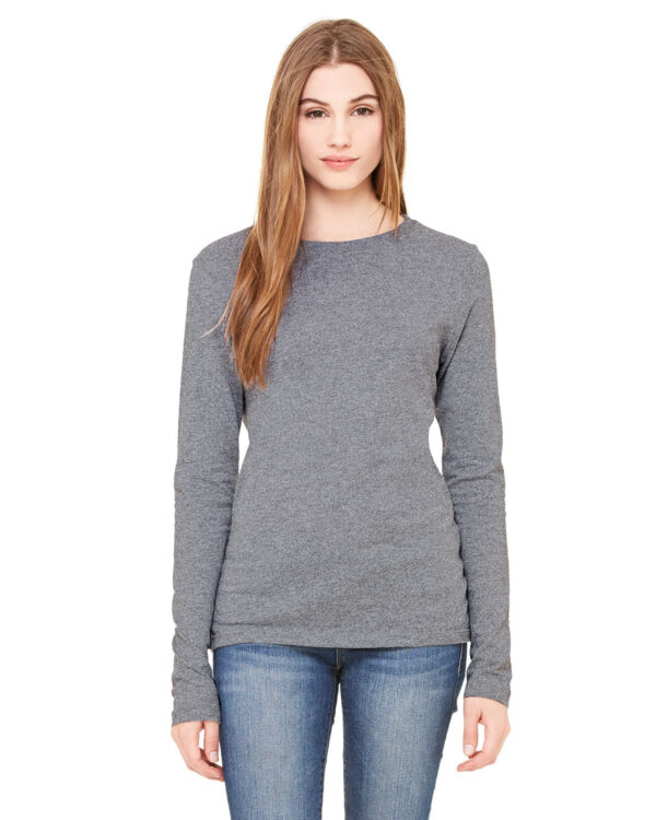 Bella + Canvas Ladies' Jersey Long-Sleeve Tee: Timeless Comfort and Style - Image 3