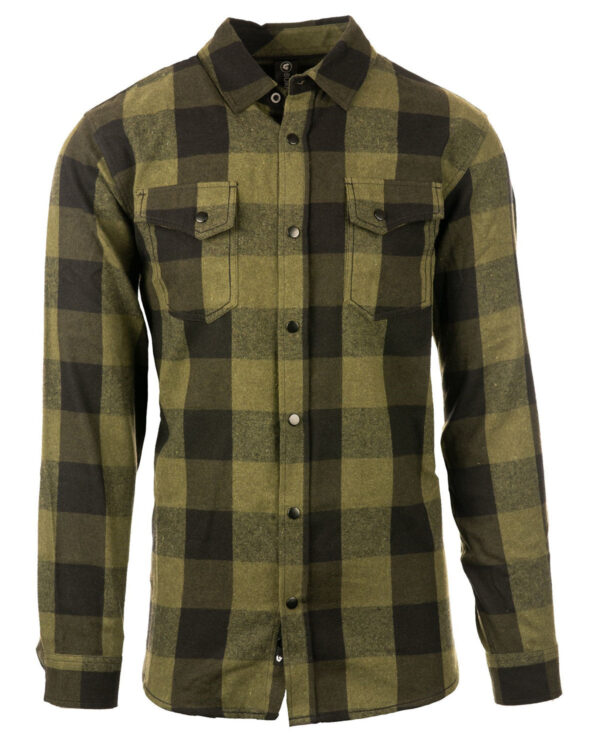 Burnside Men's Snap-Front Flannel Shirt B8219 - Image 3