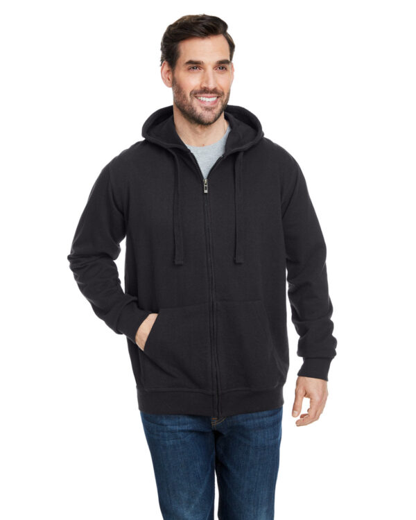 Burnside Men's French Terry Full-Zip Hooded Sweatshirt B8615