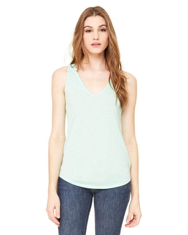 Bella + Canvas Flowy V-Neck Tank: Effortless Elegance for Women - Image 6