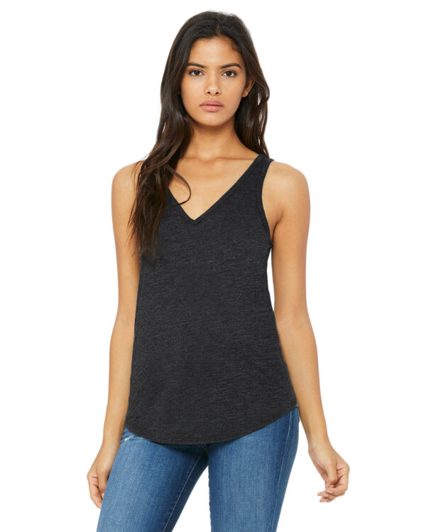Bella + Canvas Flowy V-Neck Tank: Effortless Elegance for Women - Image 5