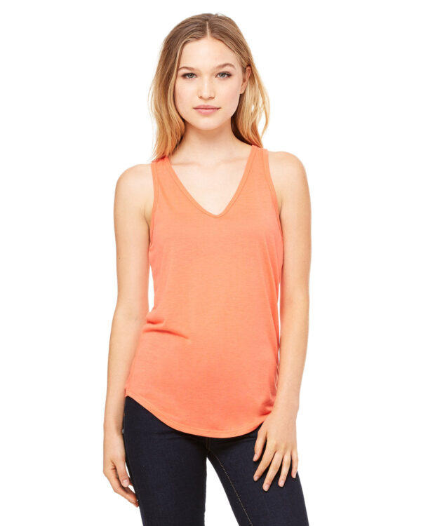 Bella + Canvas Flowy V-Neck Tank: Effortless Elegance for Women - Image 4