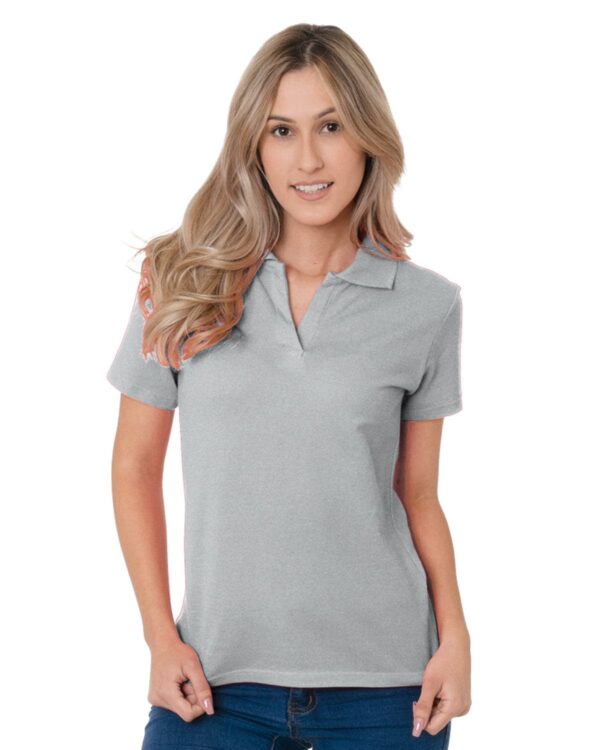 Junior's 6.2 oz., 100% Cotton V-Neck Polo