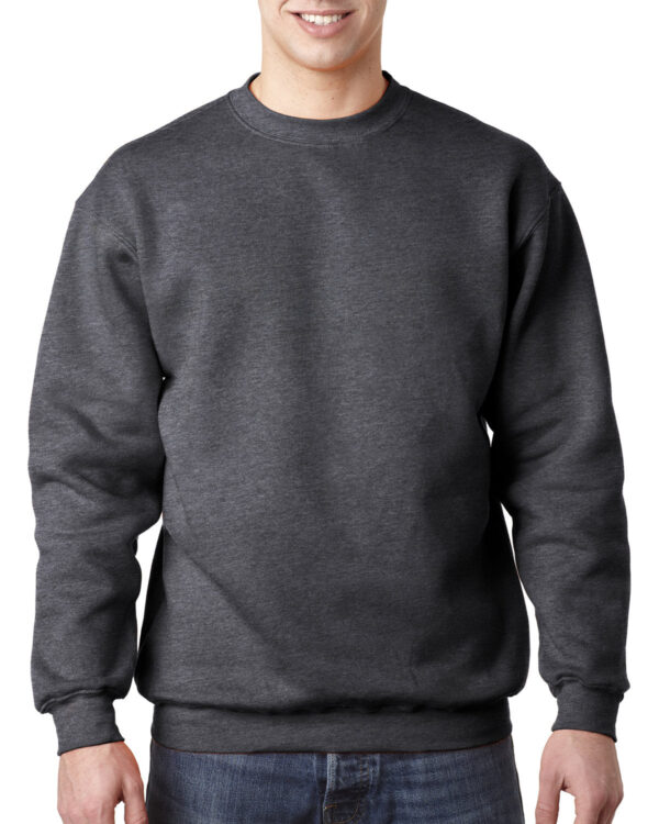 Bayside Adult 9.5 oz., 80/20 Heavyweight Crewneck Sweatshirt - Image 3